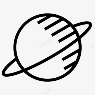 土星教育行星图标