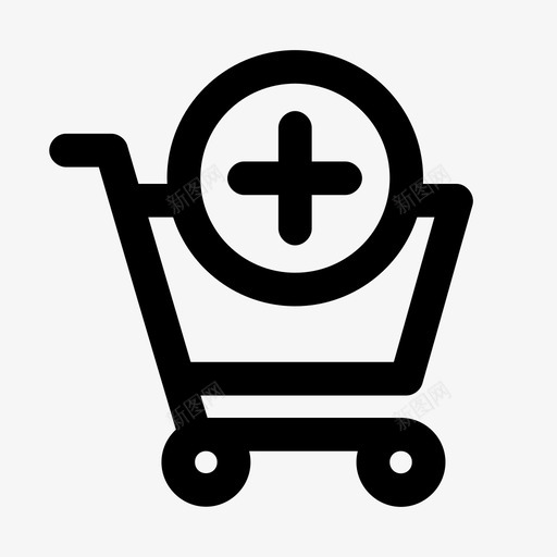 购物车购物篮iterface图标2粗体svg_新图网 https://ixintu.com 购物车 购物篮 图标 粗体