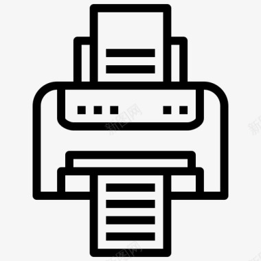 采购产品打印机电子文件和文件夹图标