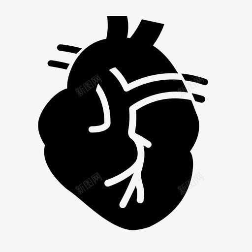 心脑血管填充svg_新图网 https://ixintu.com 填充 心脑血管