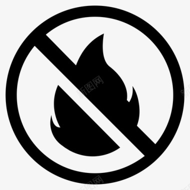 火灾警告火灾危险火灾风险图标