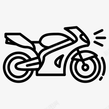 摩托车运动摩托车运动自行车摩托车运动竞赛图标