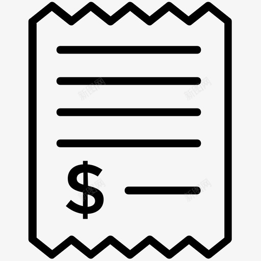 账单财务报告发票svg_新图网 https://ixintu.com 账单 财务报告 发票 付款 凭证 元素 图标