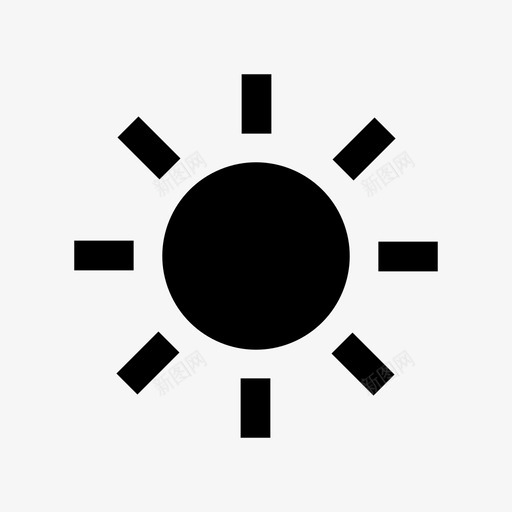 太阳圆形状svg_新图网 https://ixintu.com 太阳 圆形 形状 星星 太阳光