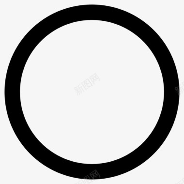 圆直径半径图标
