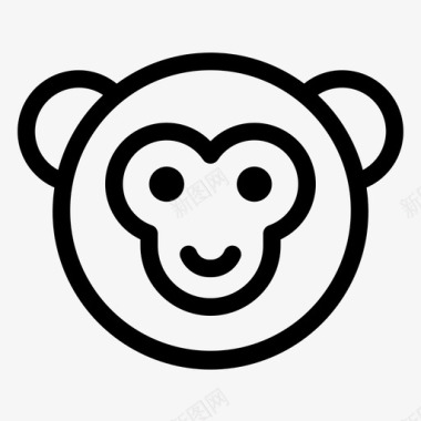 猴子猿黑猩猩图标