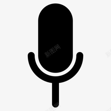 麦克风音频输入图标