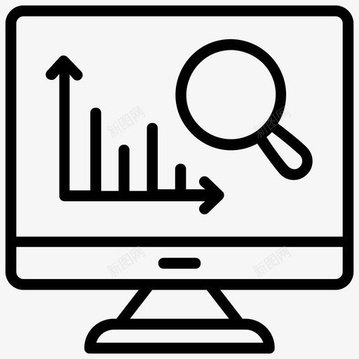 数据分析业务监控计算机svg_新图网 https://ixintu.com 数据分析 监控 数据 业务 计算机 搜索 会计 审计 图标