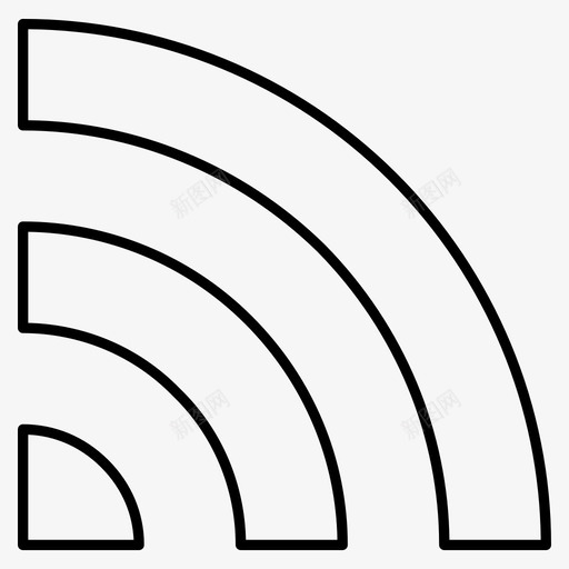 rss源电子邮件互联网svg_新图网 https://ixintu.com 源源 电子邮件 互联网