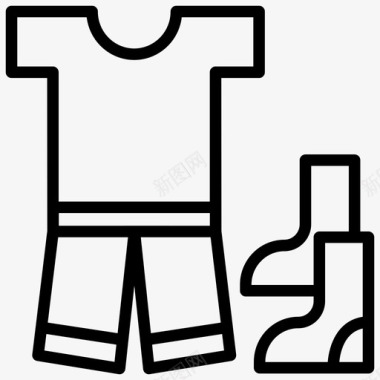 服装靴子衣服图标