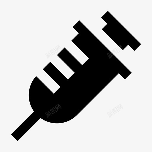 注射器注射剂医疗svg_新图网 https://ixintu.com 注射器 注射剂 医疗 药品 疫苗 医学 标志