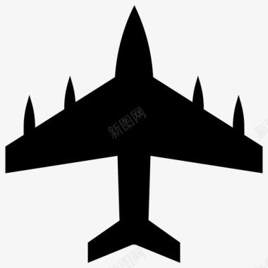 战斗机军用飞机图标
