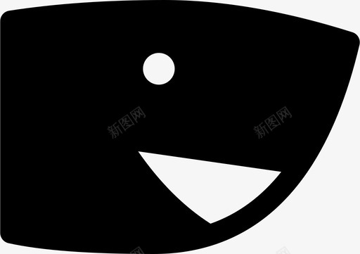 鲨鱼鱼食肉动物svg_新图网 https://ixintu.com 动物 鲨鱼 食肉 锋利 牙齿 填充