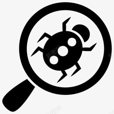 bug跟踪bug检测病毒检查器图标