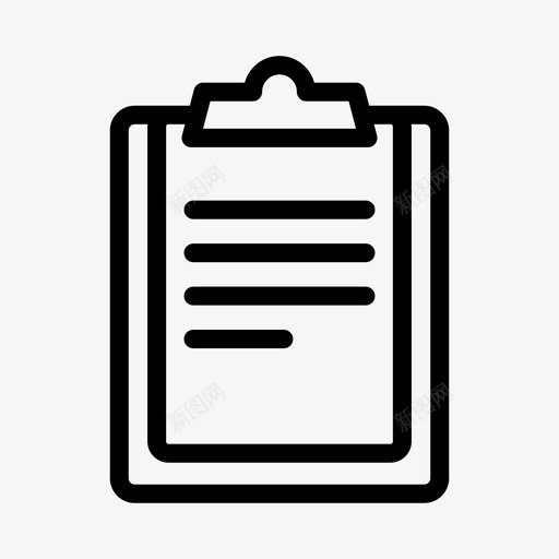 剪贴板协议检查表svg_新图网 https://ixintu.com 剪贴板 协议 检查表 反馈 调查 业务