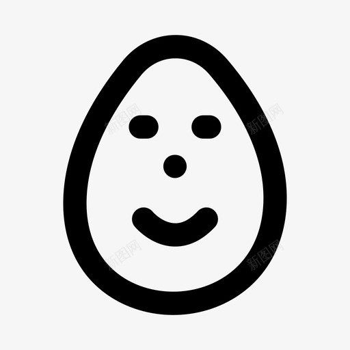 鸡蛋基督教复活节svg_新图网 https://ixintu.com 复活节 鸡蛋 基督教 食物 煎蛋 图标