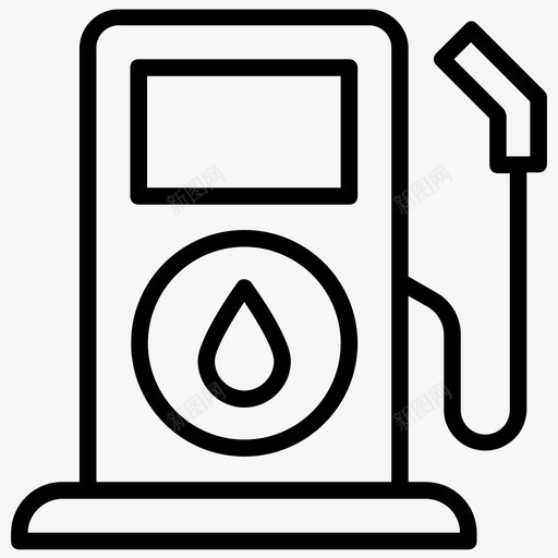 燃油泵加油机汽油泵svg_新图网 https://ixintu.com 油泵 汽油 燃油 加油机 铺位 城市 元素 线图 图标