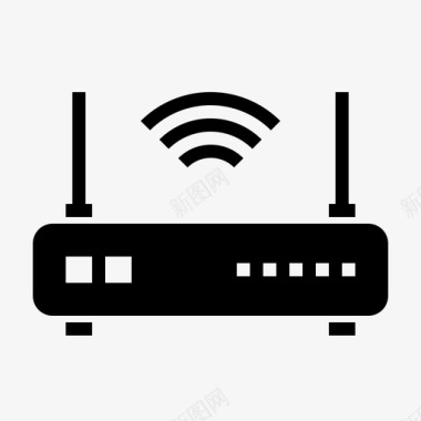 路由器通信互联网图标