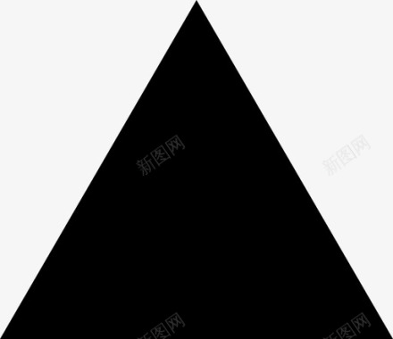 三角形区域形状图标