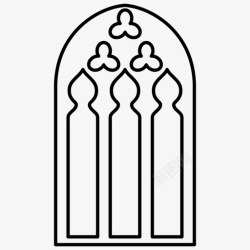 哥特式窗户哥特式窗户建筑哥特式风格高清图片