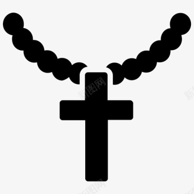 十字架吊坠基督基督教象征图标