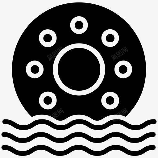 水甜甜圈娱乐儿童娱乐svg_新图网 https://ixintu.com 甜甜圈 娱乐 儿童 水上运动 水上 游戏 游乐园 字形 图标