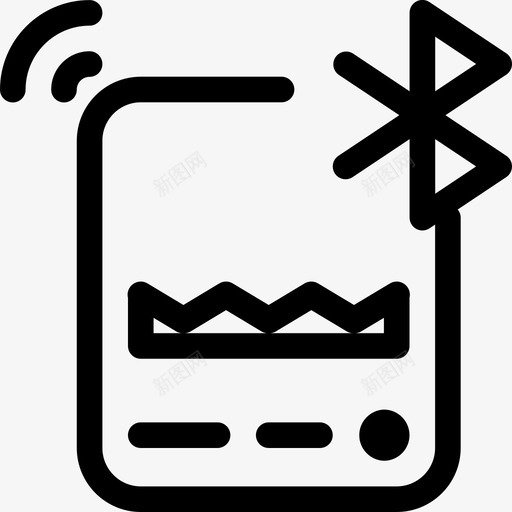 蓝牙打印正常iconsvg_新图网 https://ixintu.com 蓝牙 打印 正常