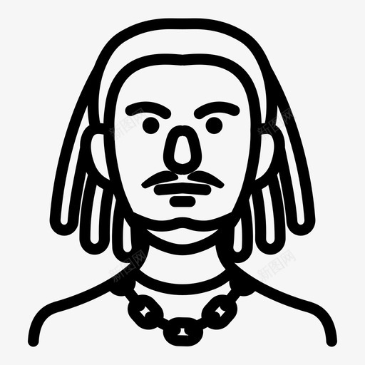 男人化身长发svg_新图网 https://ixintu.com 男人 化身 长发 脸男 人人 人的