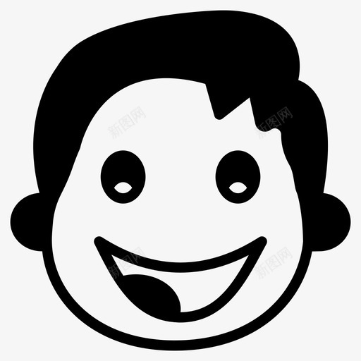 品味表情脸svg_新图网 https://ixintu.com 表情 笑脸 品味 舌头 符号 第二