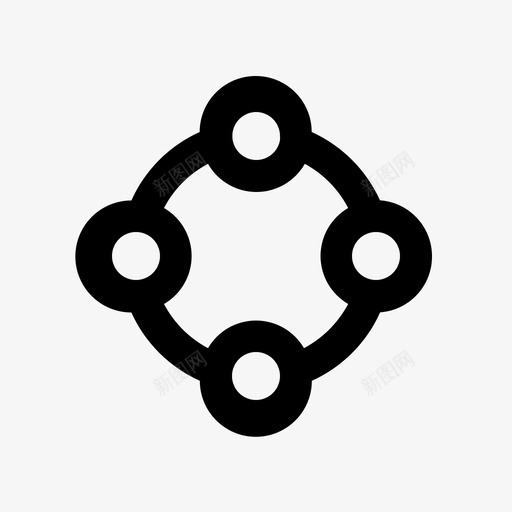 团队组一起svg_新图网 https://ixintu.com 团队 一起 工作 线图 图标