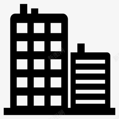 建筑房地产商业策略图标