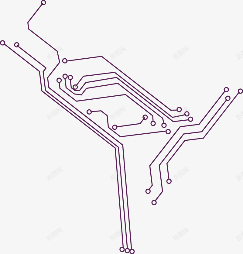 线路板6png免抠素材_新图网 https://ixintu.com 线路板