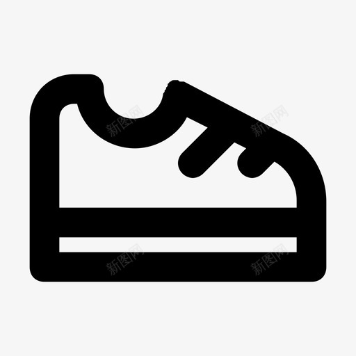 运动鞋游戏鞋svg_新图网 https://ixintu.com 运动 运动鞋 游戏 运动服 大纲