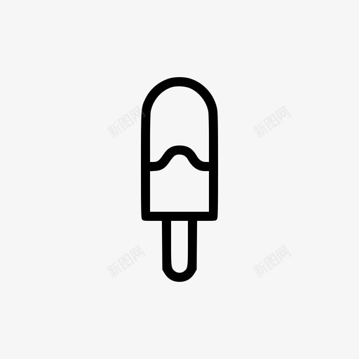 带棒冰淇淋甜点食品svg_新图网 https://ixintu.com 带棒 冰淇淋 食品 甜点 新鲜 香草 饮料