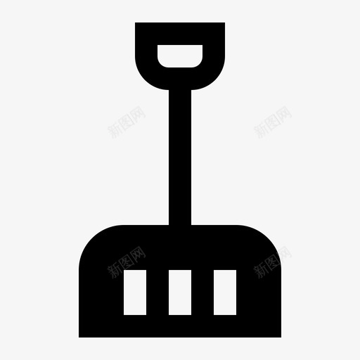 铲雪工具svg_新图网 https://ixintu.com 冬天 铲铲 工具 雕文
