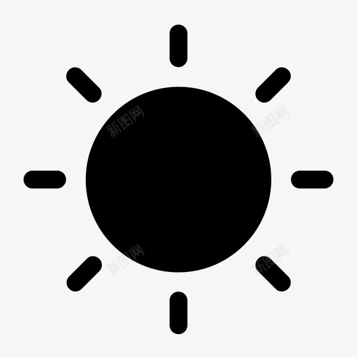 太阳亮度能量svg_新图网 https://ixintu.com 太阳 亮度 能量 阳光 天气
