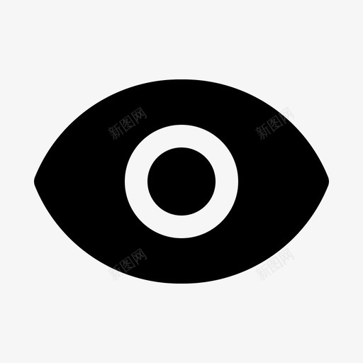 眼睛预览显示svg_新图网 https://ixintu.com 眼睛 预览 显示 可见 字形