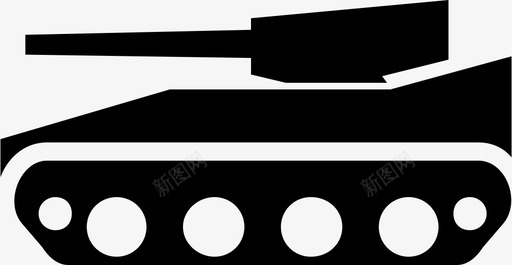 坦克军队重型车辆图标