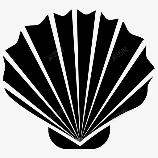 贝壳海螺壳航海svg_新图网 https://ixintu.com 贝壳 海螺 航海 蜗牛 壳岛 雕文 图标