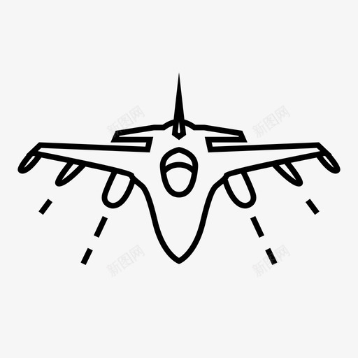 飞机轰炸机战斗机svg_新图网 https://ixintu.com 飞机 战斗机 轰炸机 喷气式 军用
