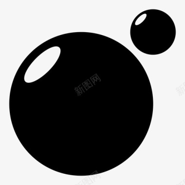 气泡小球圆圈图标