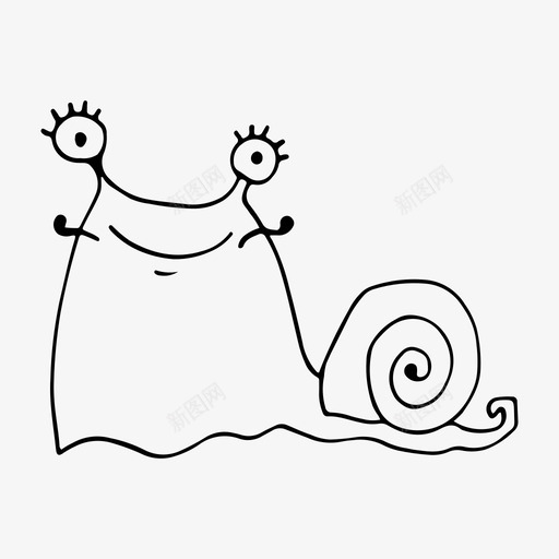 蜗牛动物卡通svg_新图网 https://ixintu.com 蜗牛 动物 卡通 卡通人 人物 儿童 可爱 爱的