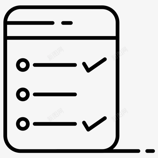 待办事项列表表单svg_新图网 https://ixintu.com 待办 事项 列表 表单