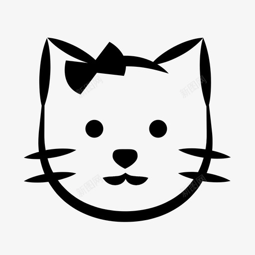 节点猫聊天可爱svg_新图网 https://ixintu.com 节点 聊天 可爱 小猫 宠物