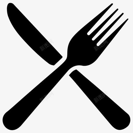 餐具餐具套装厨房餐具svg_新图网 https://ixintu.com 餐具 套装 厨房 厨房用具 供应商 字形 图标