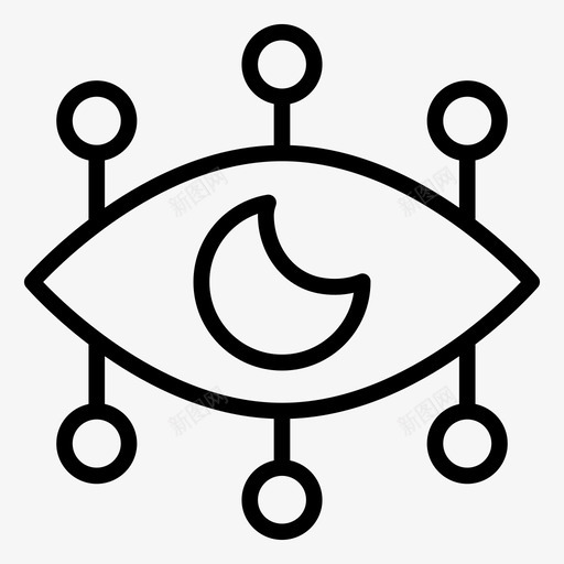 人工眼睛智能svg_新图网 https://ixintu.com 人工 眼睛 智能 科学技术 机器 机器人 人和 人工智能 线图 图标
