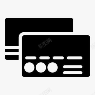 信用卡电子商务在线图标