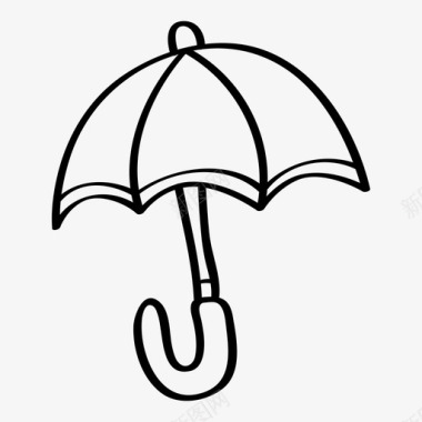 伞配件时尚图标