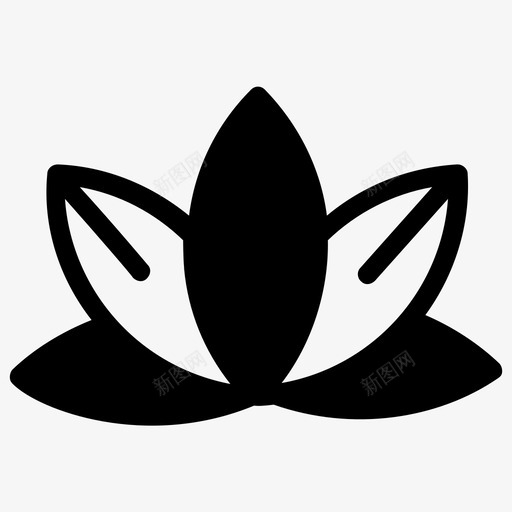 莲花水生花卉花卉设计svg_新图网 https://ixintu.com 花卉 莲花 水生 设计 水下 野花 装饰性 符号
