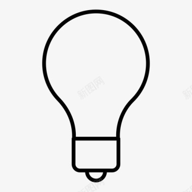 灯泡创新灵感图标